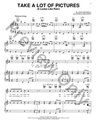 Take A Lot Of Pictures piano sheet music cover